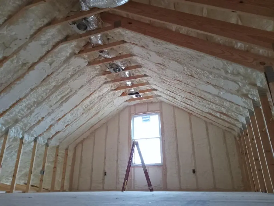 Spray foam roofing application for Crawl Space Insulation project in South Ogden